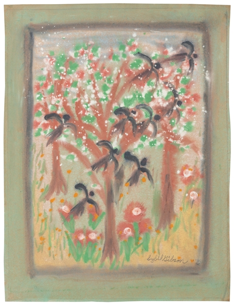  GIBSON, Sybil (American, 1908-1995). “The birds suddenly sp...