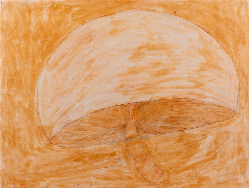  GODIE, Lee (American, 1908-1994). Untitled. (Orange Mushroo...