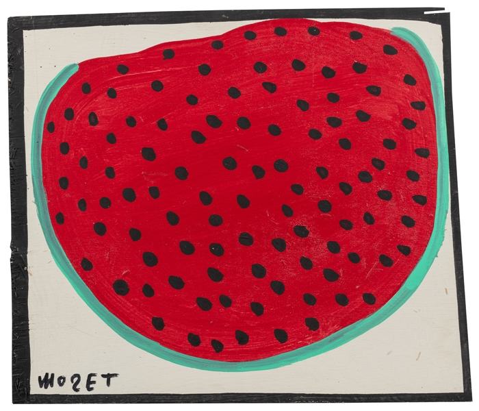  TOLLIVER, Mose (American, 1925-2006). Watermelon. Not dated...