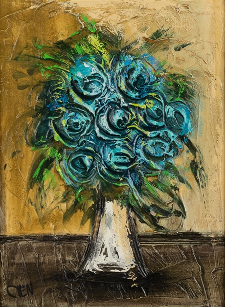  CIEN, Etta Benjamin (American, 1924-2009) Untitled (Floral ...