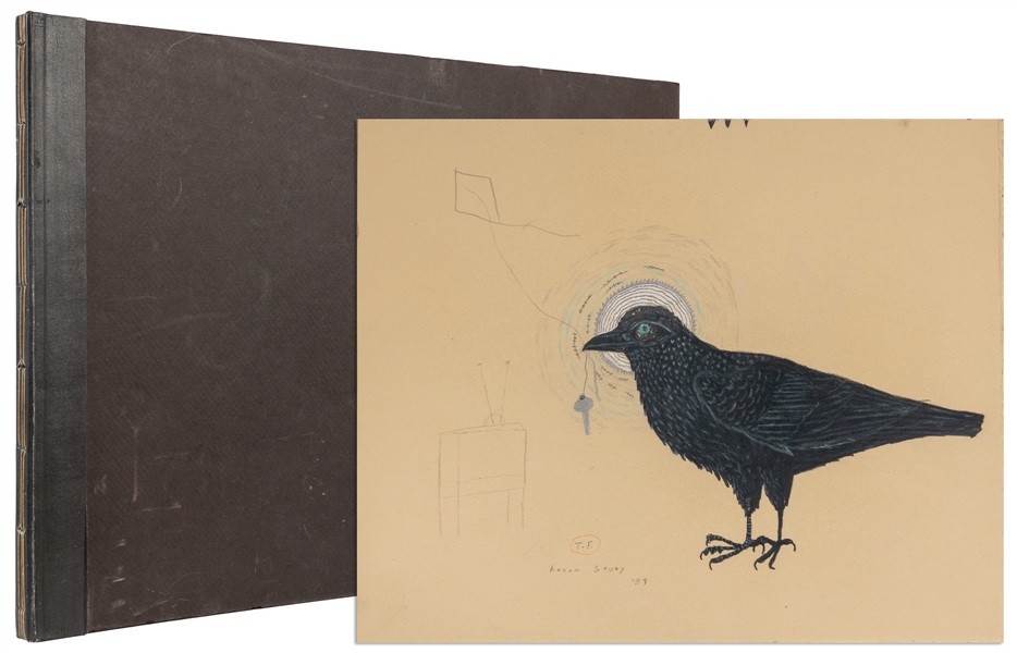  FITZPATRICK, Tony (American, b. 1958) Raven Savoy Drawing o...