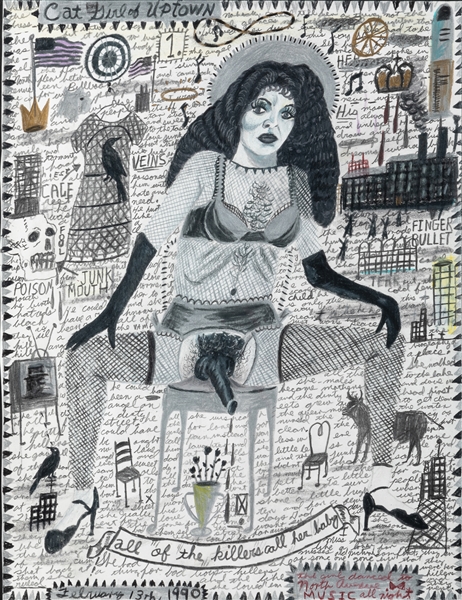  FITZPATRICK, Tony (American, b. 1958) Cat Girl of Uptown. 1...