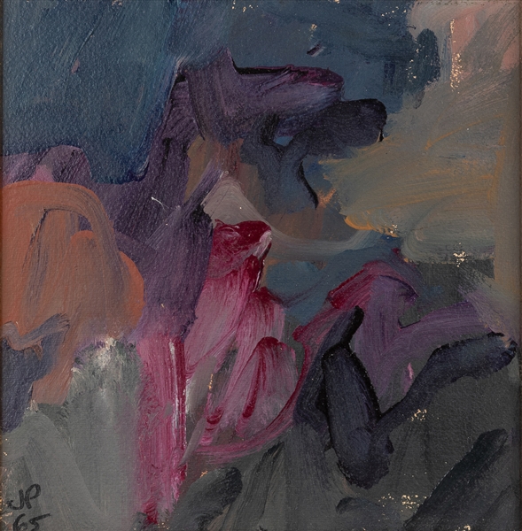  PINSLER, Jerry (American, 1928-1996). Untitled. Abstraction...