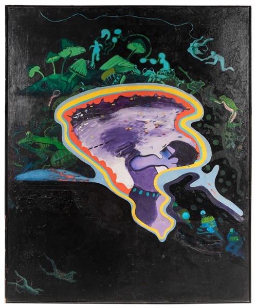  UTTECH, Tom (American, b. 1942) Untitled (Frogs) 1965. Oil ...