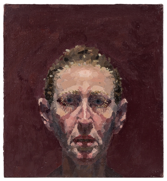  COFFEY, Susanna (American, b. 1949). Self-Portrait (Rose Gr...