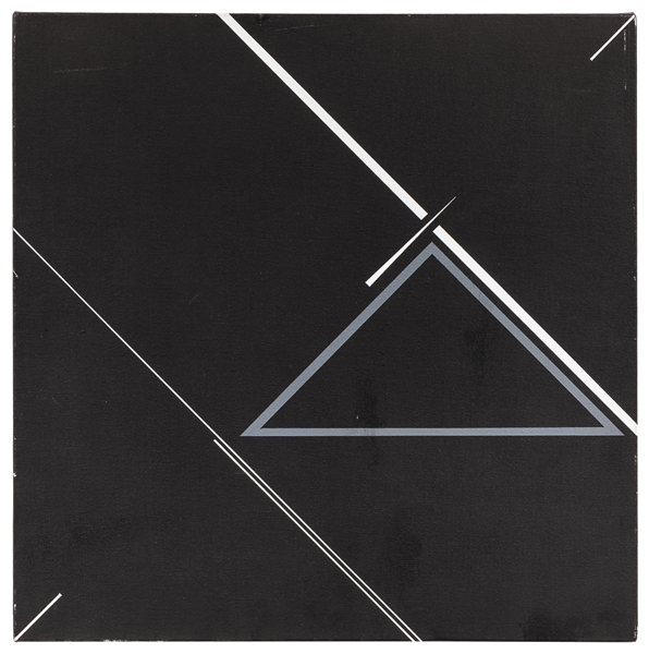  KRAMER, Julius (American, 1920-2020). Untitled Geometric Ab...