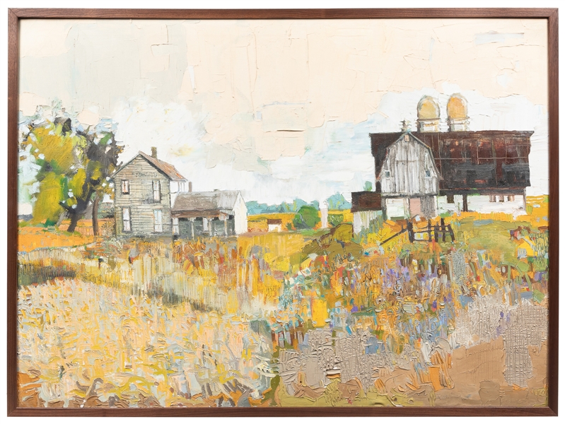  ARTIST UNKNOWN (American, 20th century). Untitled. Farm Hou...