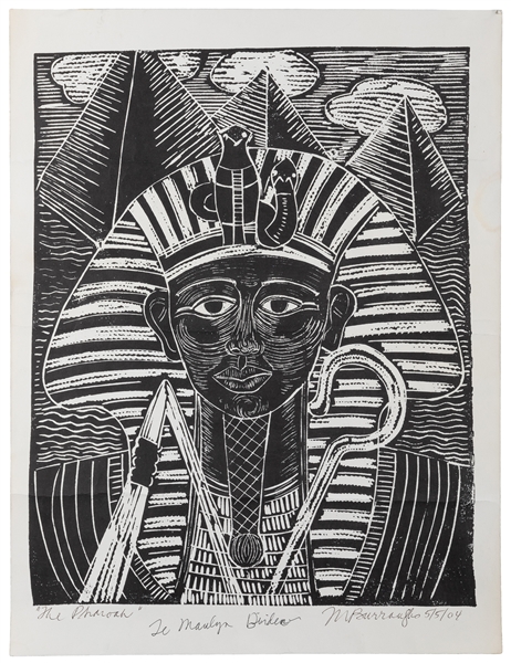  BURROUGHS, Margaret (American, 1915-2010). The Pharaoh. 200...