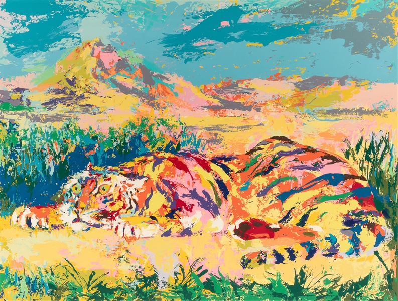  NEIMAN, Leroy (American, 1921-2012) Delacroix Tiger. 1977. ...