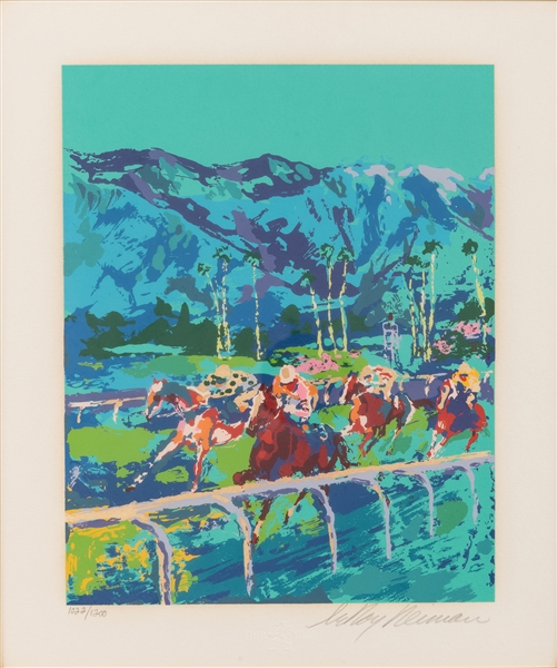  NEIMAN, Leroy (American, 1921-2012) Santa Anita. 1979. Colo...