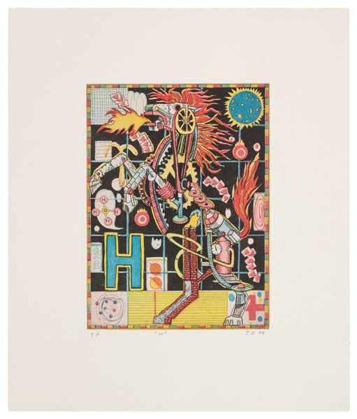  FITZPATRICK, Tony (American, b. 1958). H. 1999. Color etchi...