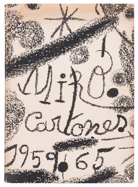  MIRO, Joan (1893-1983). Miro “Cartones” 1959-1965. New York...