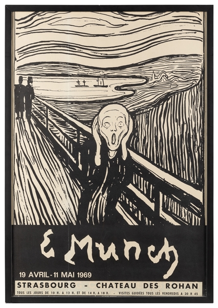  MUNCH, Edvard (Norwegian, 1863-1944). E Munch (The Scream) ...