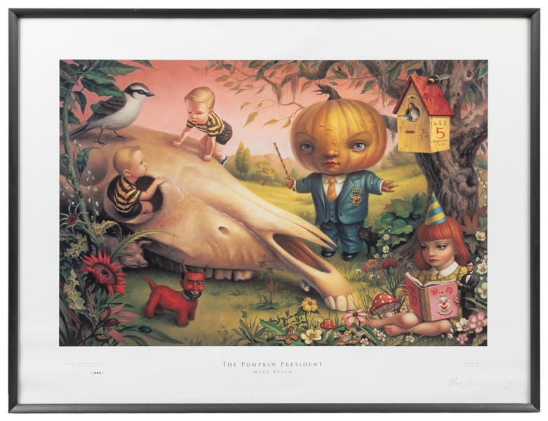  RYDEN, Mark (American, b. 1963). The Pumpkin President [sig...