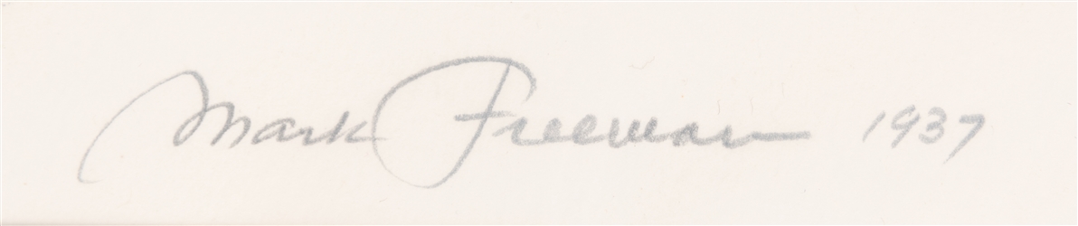  FREEMAN, Mark (Austrian/American, 1908 – 2003). Thunder Ove...