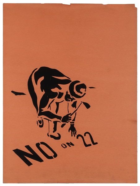  [PROTEST EPHEMERA] [ARTIST UNKNOWN] Group of 15 Hand-Screen...