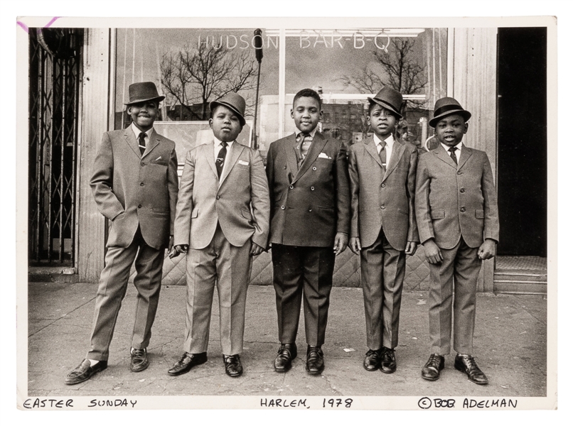  ADELMAN, Bob (American, 1931-2016). Easter Sunday, Harlem. ...