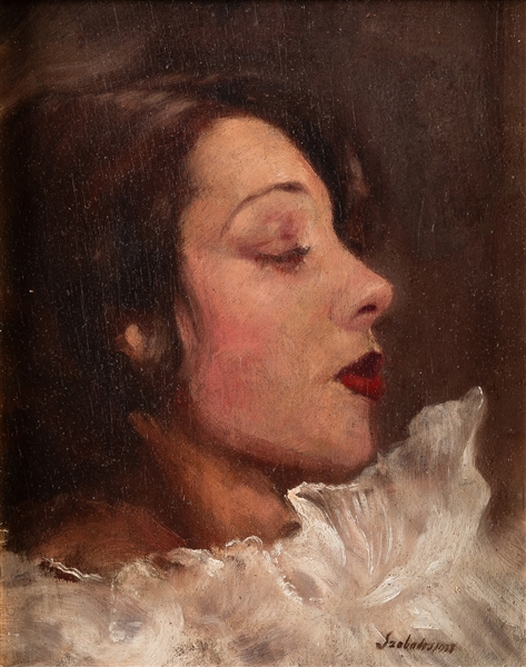 SZABADOS, Jeno (Hungarian, 1911-1942) Profile of a Woman. 1933. 