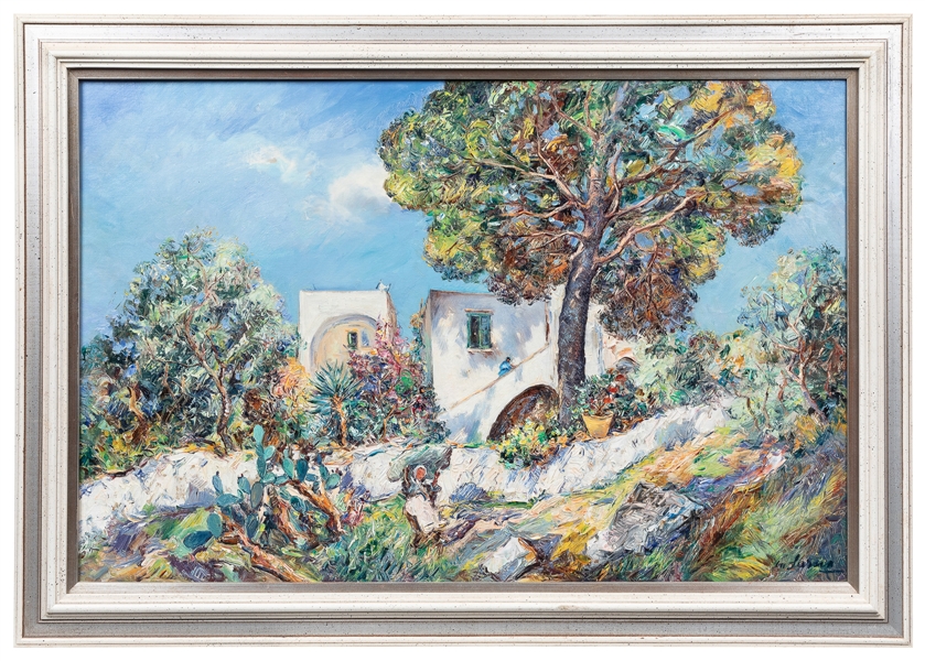  SARNO, Matteo (Italian, 1894-1957). Untitled Mediterranean ...