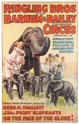  Ringling Bros and Barnum & Bailey / Herd of the Smallest Pi...