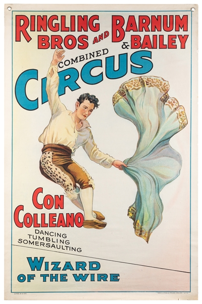  Ringling Bros. and Barnum & Bailey Circus / Con Colleano, W...