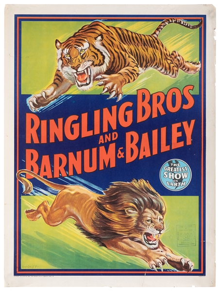  Ringling Bros. and Barnum & Bailey Circus / Tiger and Lion....