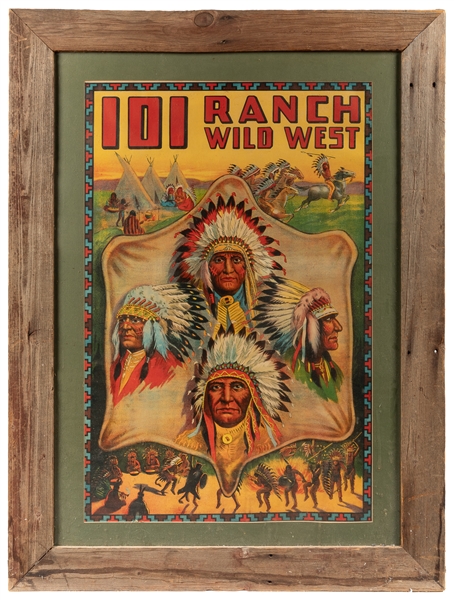  101 Ranch Wild West. Chicago: Riverside Print, ca. 1910s/19...