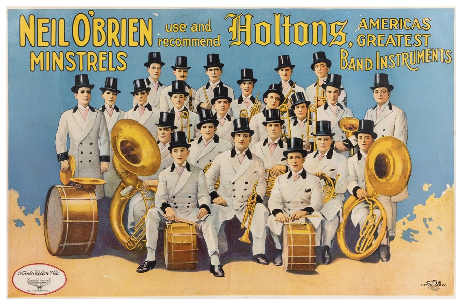  Neil O’Brien Minstrels Use and Recommend Holton’s Band Musi...