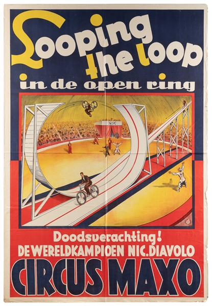  Looping the Loop in de open ring / Circus Maxo. Hamburg: Ad...