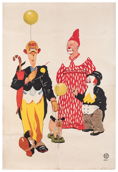  Adolf Friedlander Circus Stock Poster. Hamburg, ca. 1910s. ...