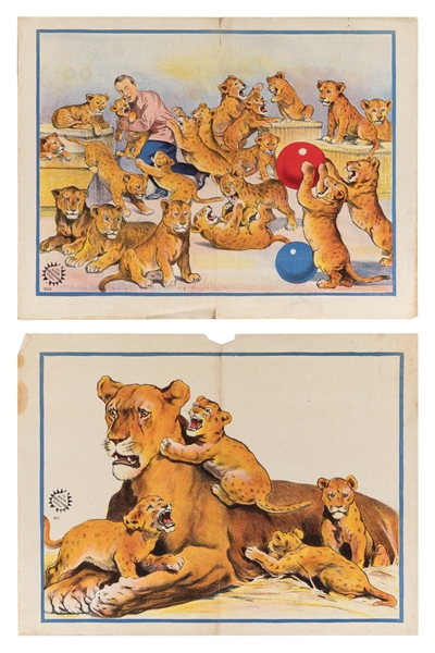  Adolph Friedlander Lion Tamer posters. Hamburg: Adolph Frie...