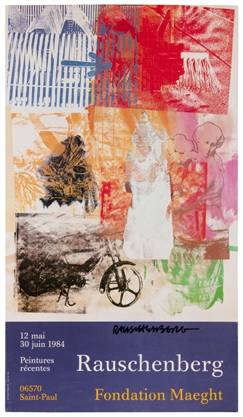  RAUSCHENBERG, Robert (American, 1925-2008). Rauschenberg at...