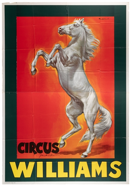  Circus Williams / Horse / Jeanette Williams signed. Milan: ...