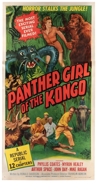  Panther Girl of the Kongo / Horror Stalks the Jungle! Repub...