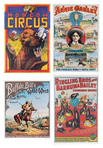  Group of Reproduction, Advertisement, and Promotional Circu...