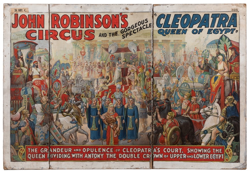  [POSTER MAQUETTE]. John Robinson’s Circus and the Gorgeous ...