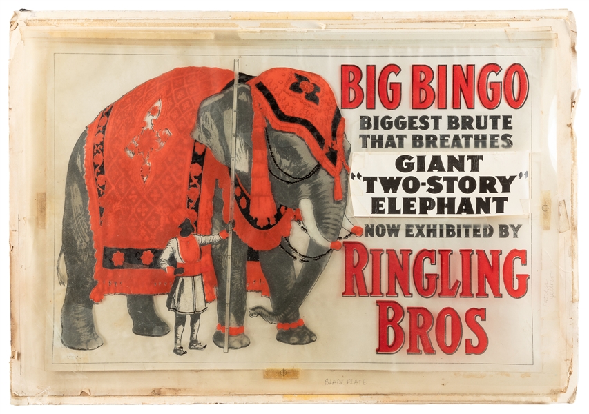  Ringling Bros. Circus / Big Bingo Poster Mock-up. [Cincinna...