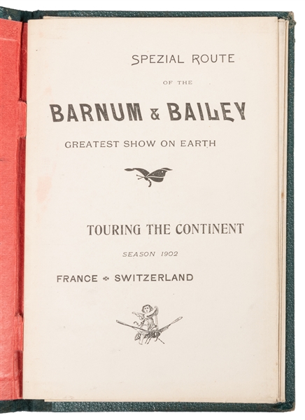  Spezial Route of the Barnum & Bailey Greatest Show on Earth...