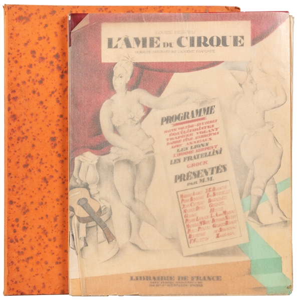  HERVIEU, Louise. L’Ame du Cirque. Paris, 1924. Lithographed...