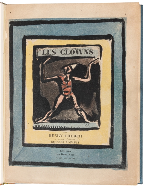  [ROUAULT, Georges]. CHURCH, Henry. Les Clowns. Paris: Editi...