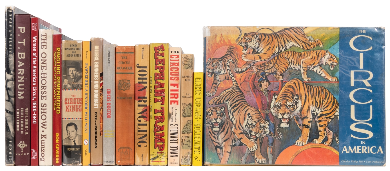  [CIRCUS HISTORY & BIOGRAPHY]. Collection of over 50 books. ...