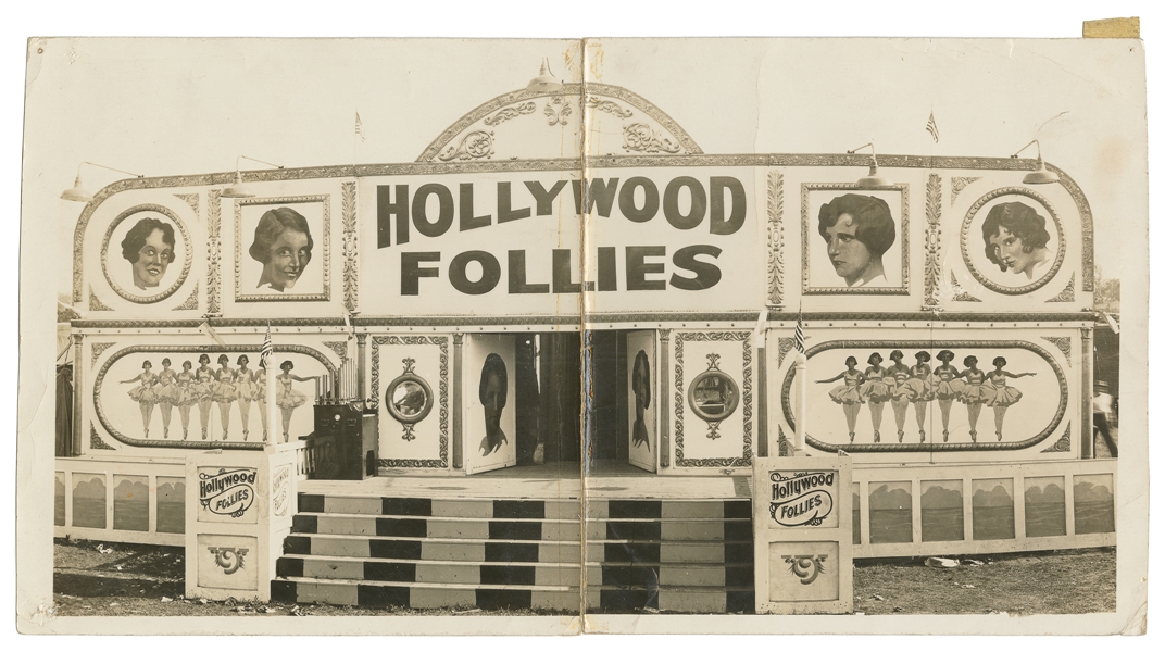  Morris & Castle Hollywood Follies panoramic photograph. Cir...