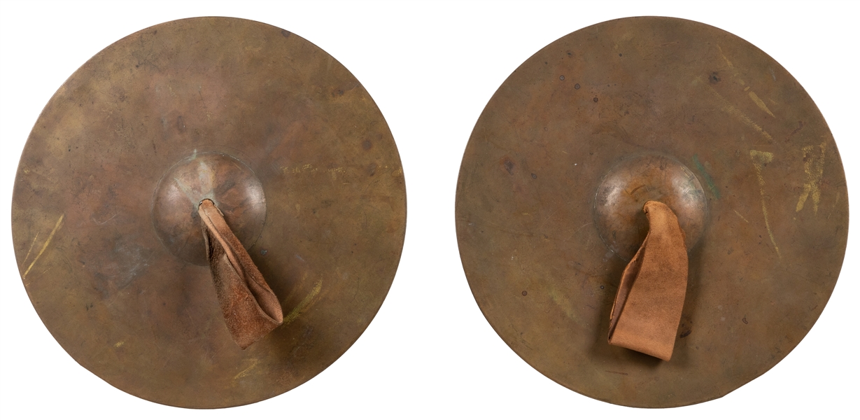  LITTLE EGYPT. Pair of cymbals used by Little Egypt at the C...