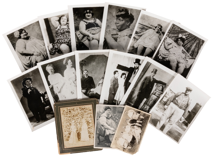  [ODDITIES]. Group of approximately 60 Bernard Kobel circus ...