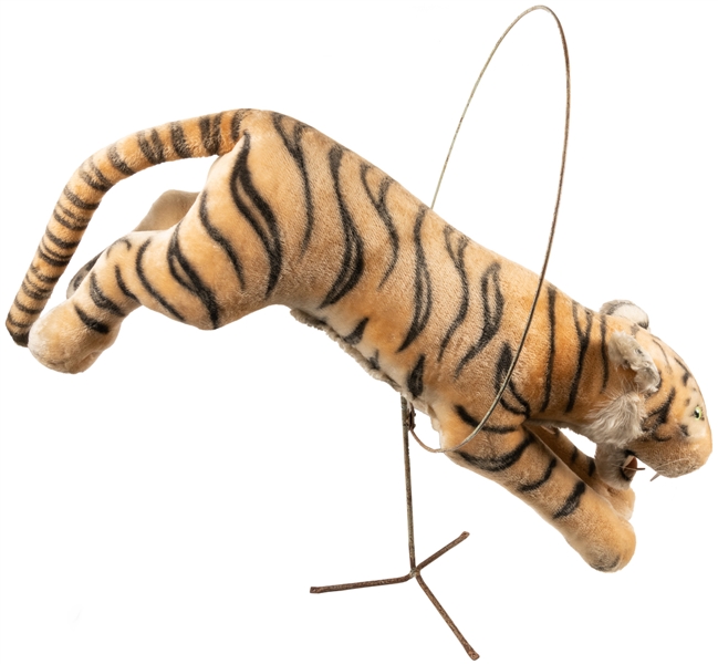  Steiff Studio Tiger Jumping Through Hoop. Germany: Steiff, ...