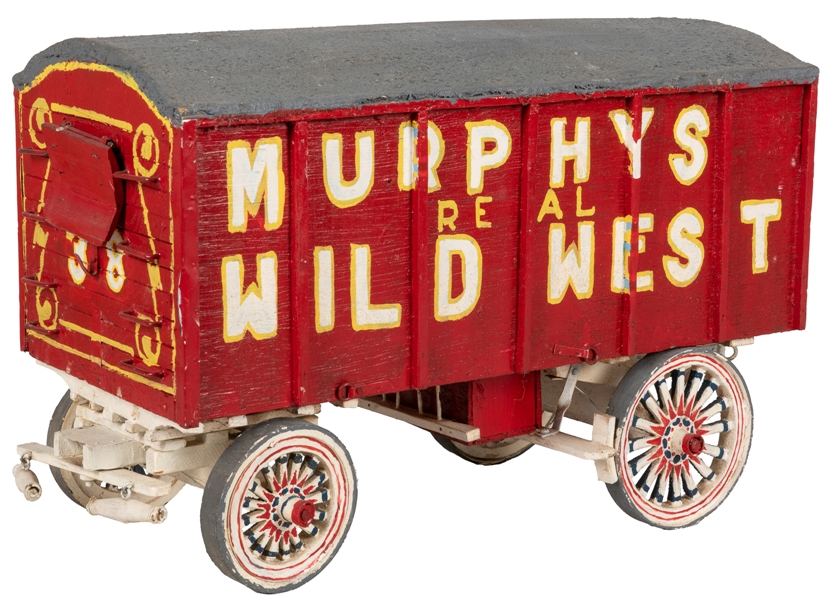  Murphy’s Real Wild West Model Circus Wagon. Brightly painte...