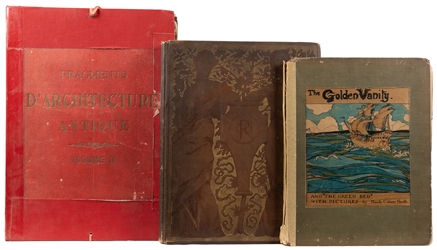  [ART]. Group of 4 Large Format Illustrated Books. [V.p., ca...