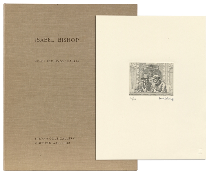  BISHOP, Isabel (1902-1988). Eight Etchings 1927-1934. Ne...