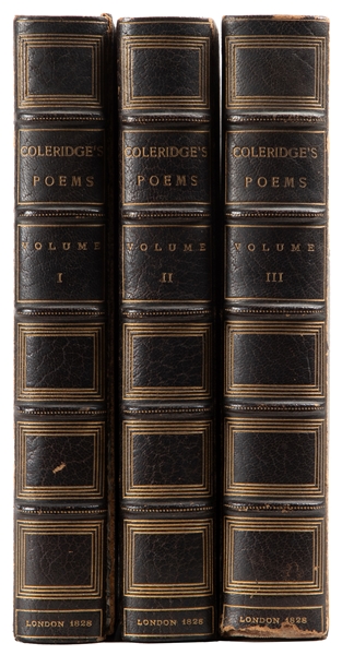  COLERIDGE, Samuel Taylor (1772-1834). The Poetical Works… L...