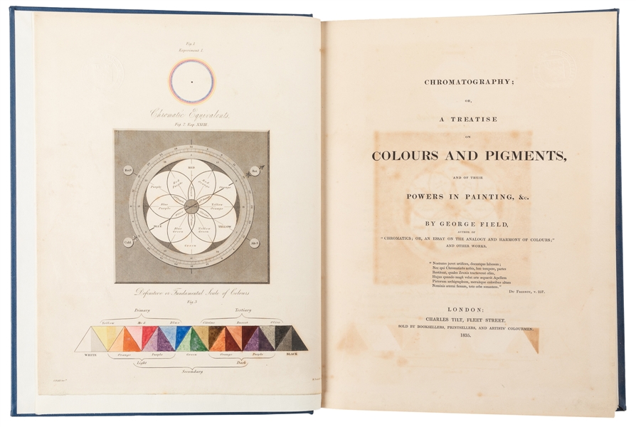  [COLOR-PLATE BOOKS]. FIELD, George (1777-1854). Chromatogra...